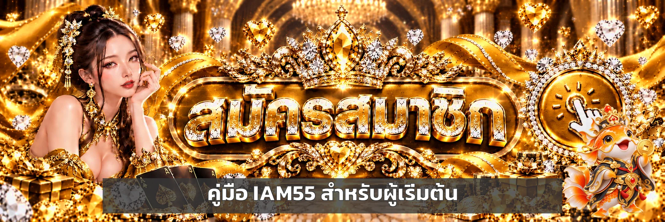 IAM55 คู่มือสำหรับผู้เริ่มต้น ทางเข้า สมัคร และเลือกเกม